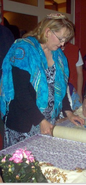 Rabbi Lindsey bat Joseph at bat Mitzvah in rural BC